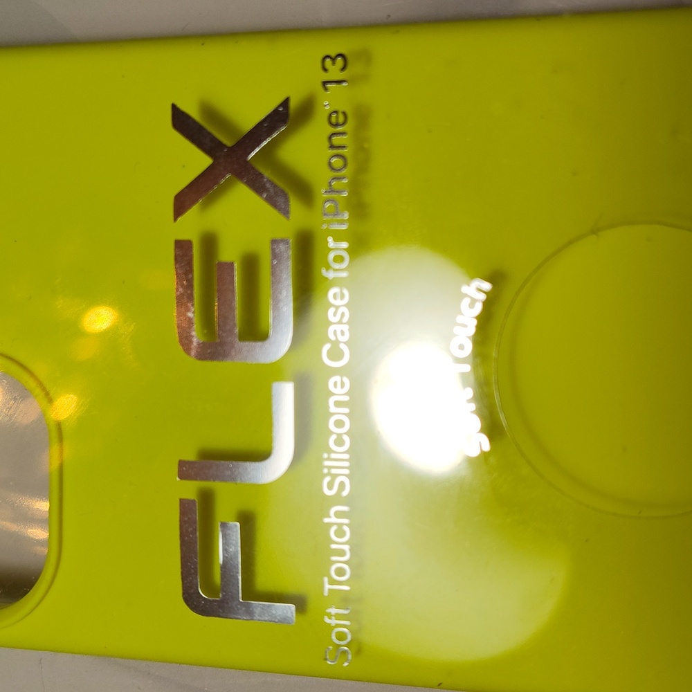FLEX iPhone 13 silicone phone case soft touch